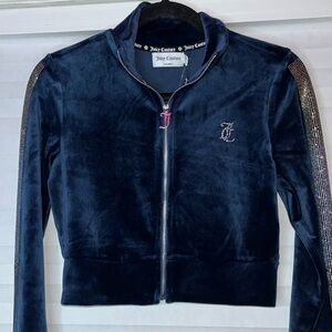 Juicy Couture Velour Jacket “Regal Blue” Size S NWT - SMALL